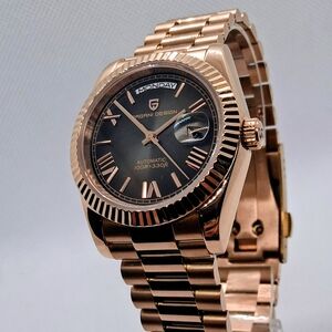 Pagani Design DD36 Rose Gold Automatic Mens Watch Smoked Ombre Pd-1752